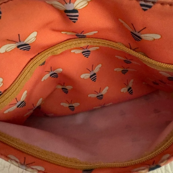 FOSSIL Bumble Bee Crossbody Messenger Shoulder Bag - Picture 8 of 10